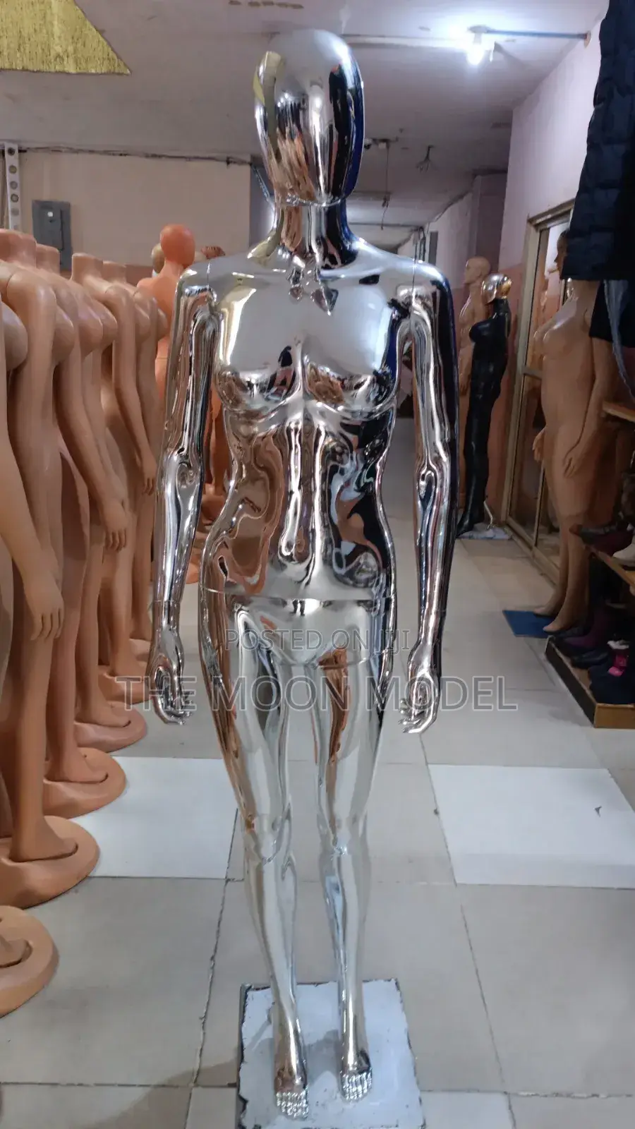 Silver Female Mannequin