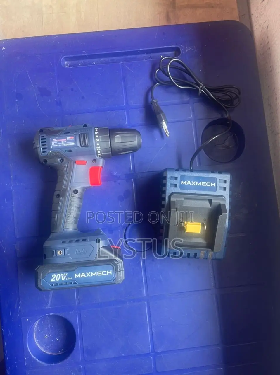 Maxmech Ued 20-10 Cordless Electric Drill – 20v Max