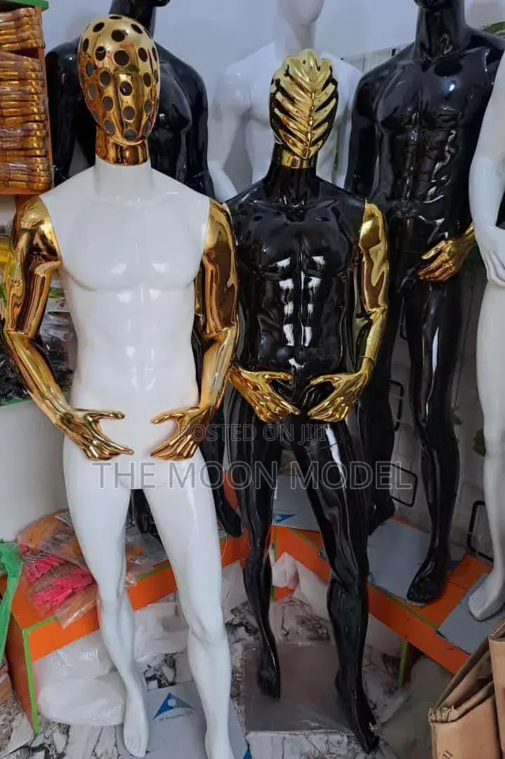 Black and Gold Male Mannequin