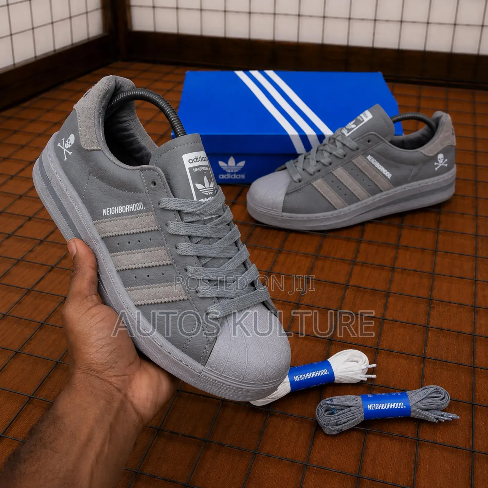*'Neighborhood X Superstar 'Cement Grey'"