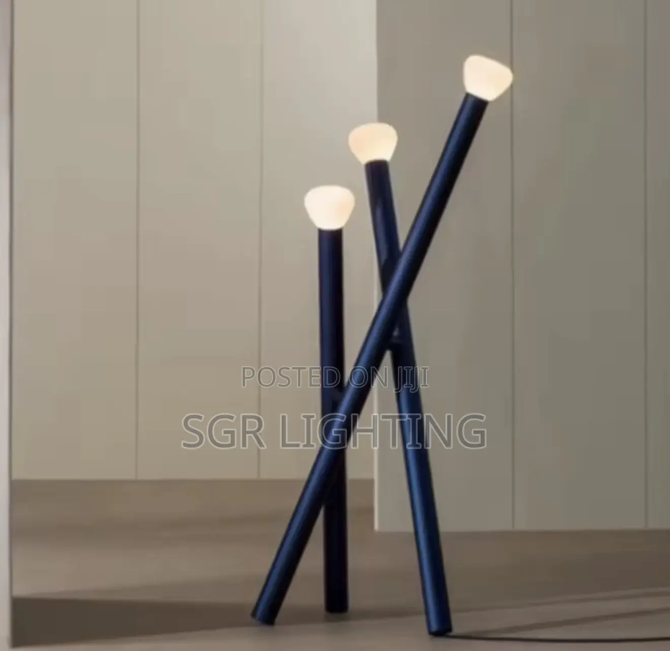 Nordic Floor Lamp Creative Orange Tripod Standing Lamp