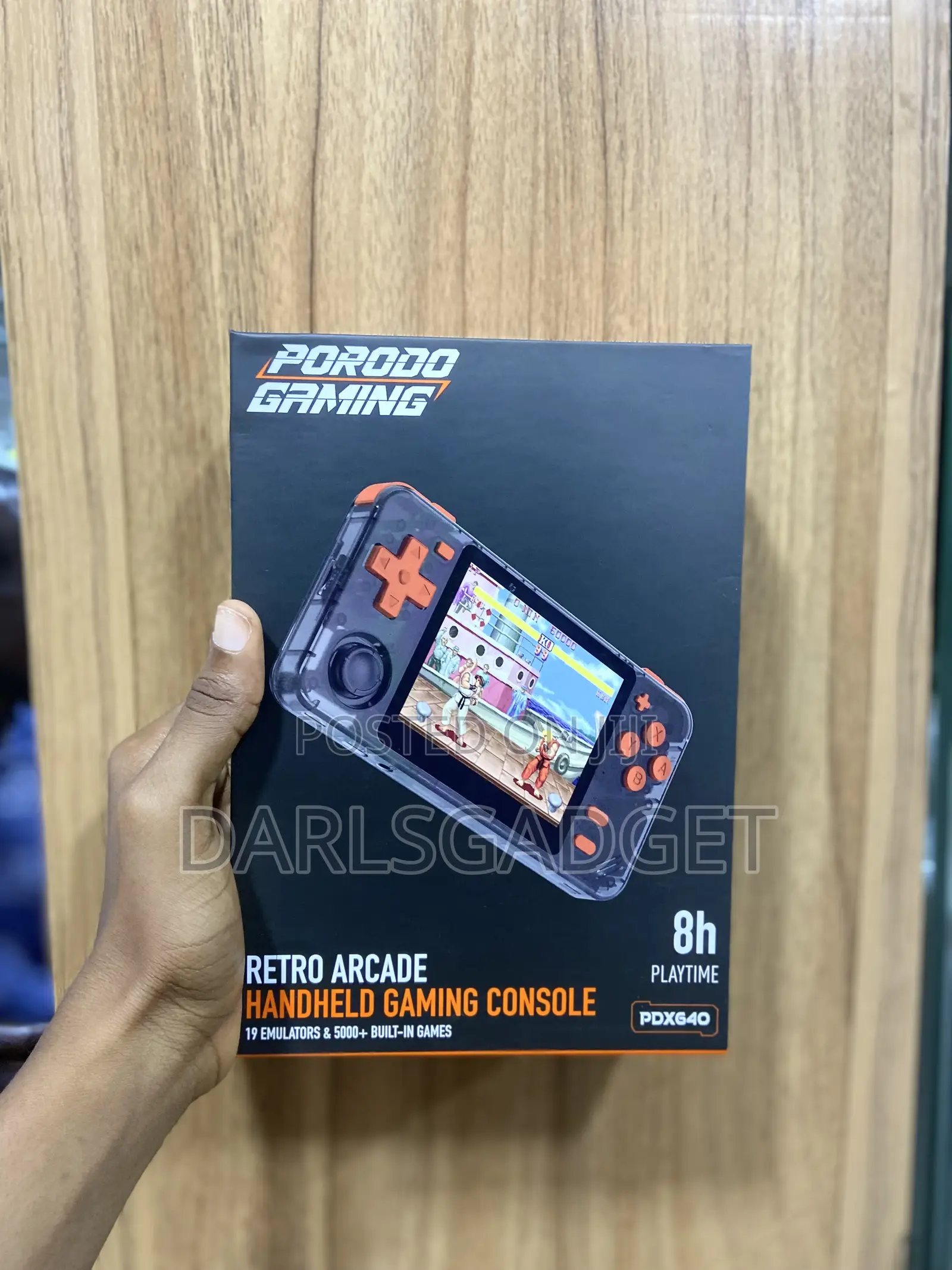 Porodo Pdxg40 Retro Arcade Handheld Gaming Console 500+ Games