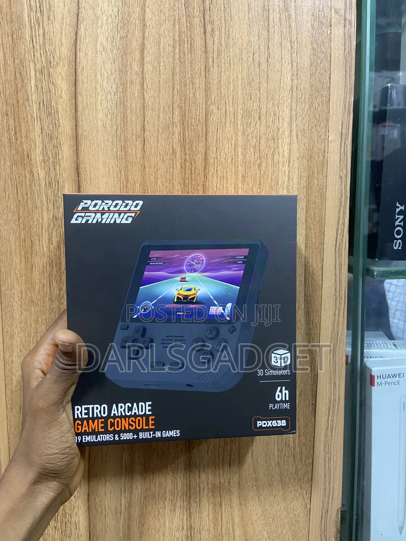 Porodo Pdxg38 Retro Arcade Game Console With 5000+ Games