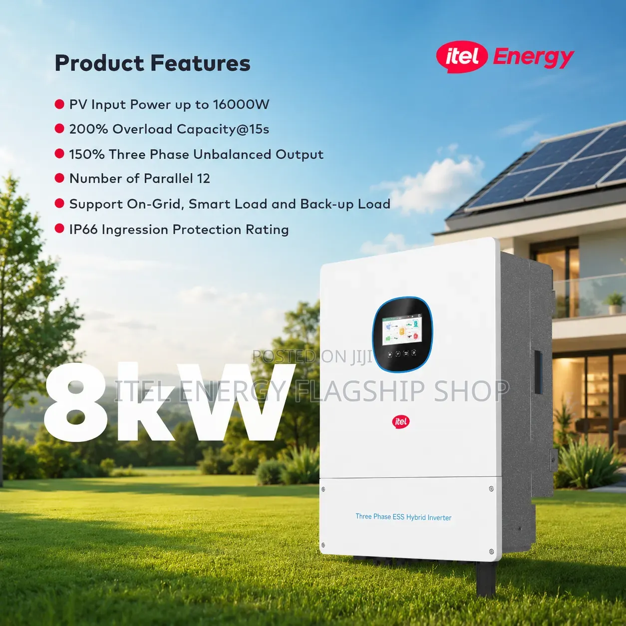 Itel 8kw Hybrid Inverter