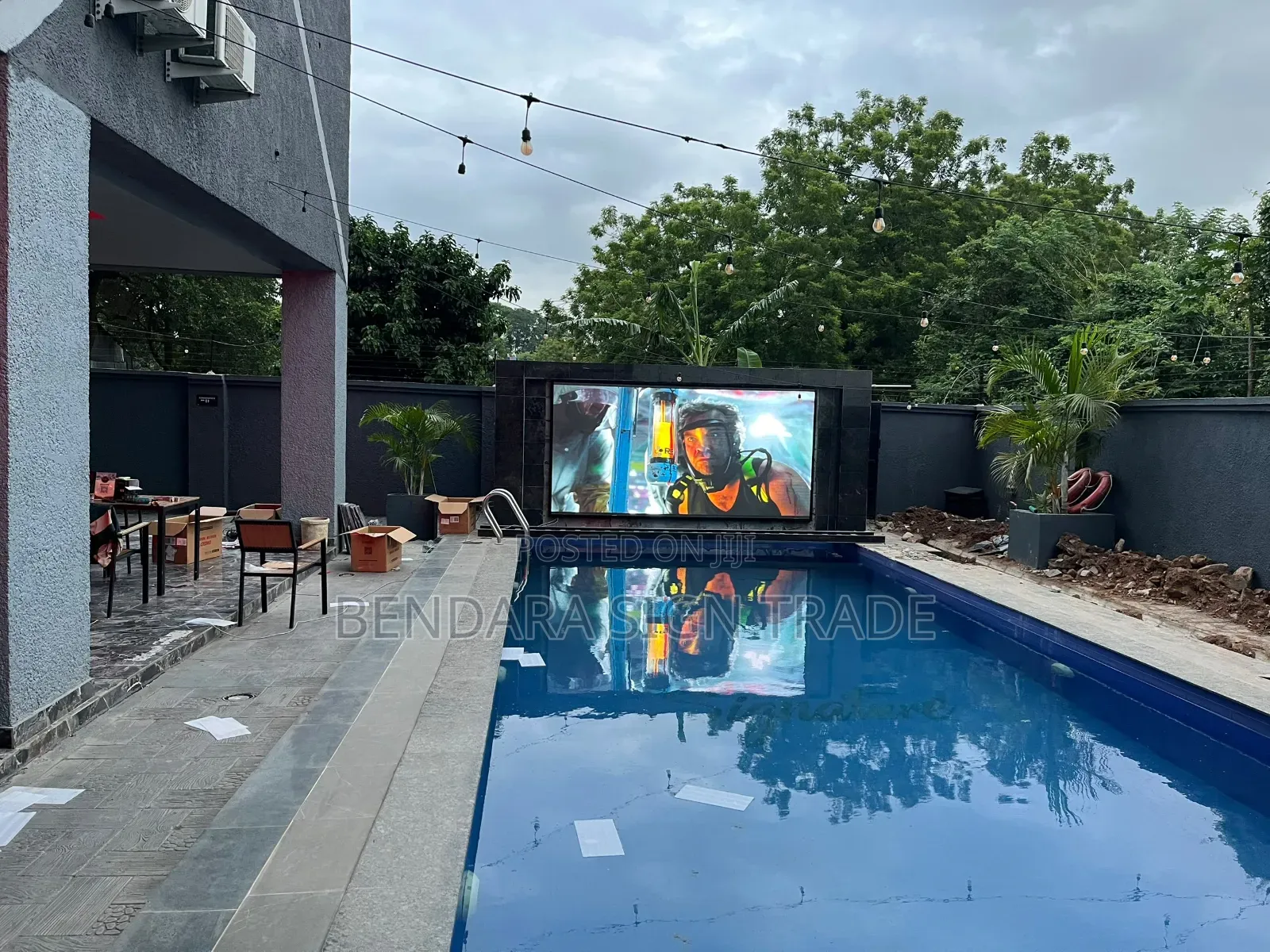 Outdoor Led Screen Swimming Pool