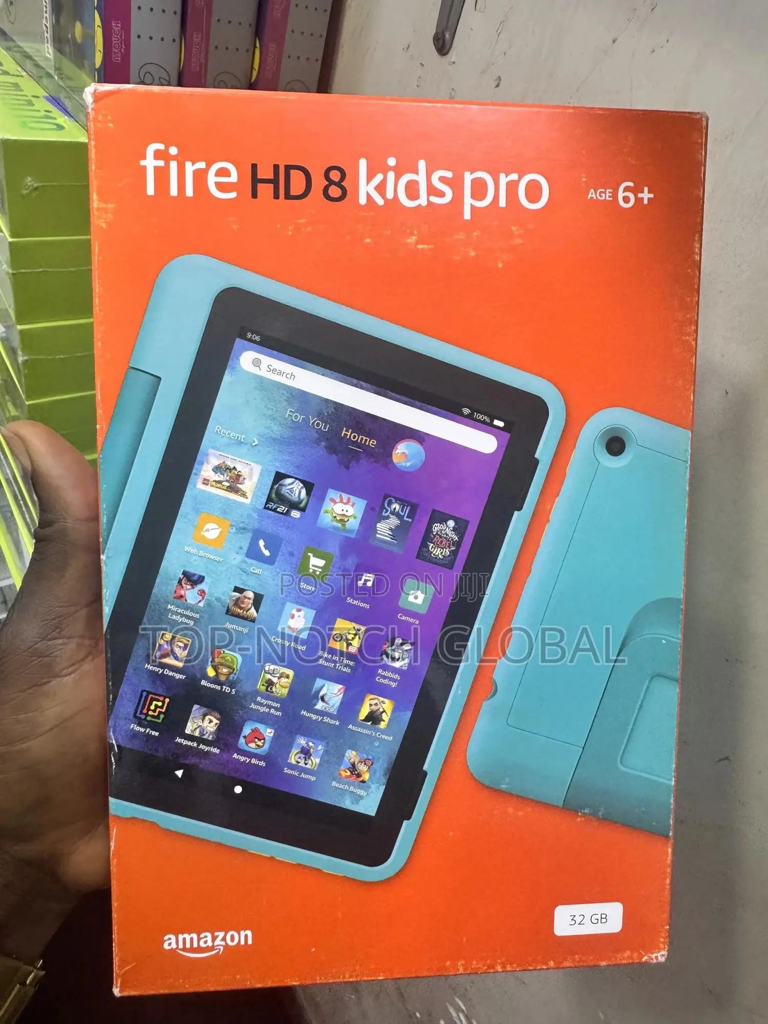 New Amazon Fire HD 8 Kids Pro 32 GB Black