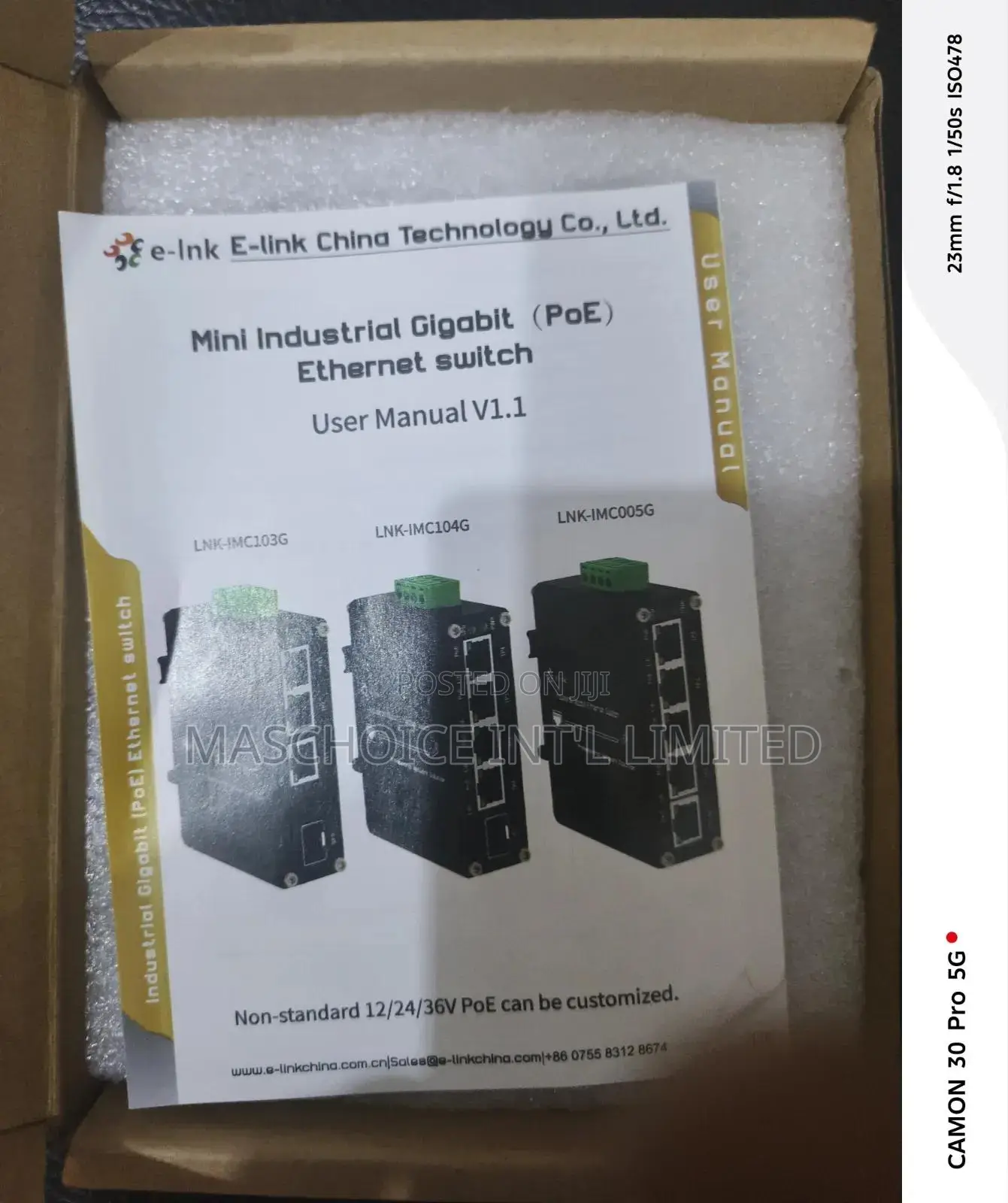 Mini 4-Port Gigabit Industrial Fiber Ethernet Solar Poe Switch