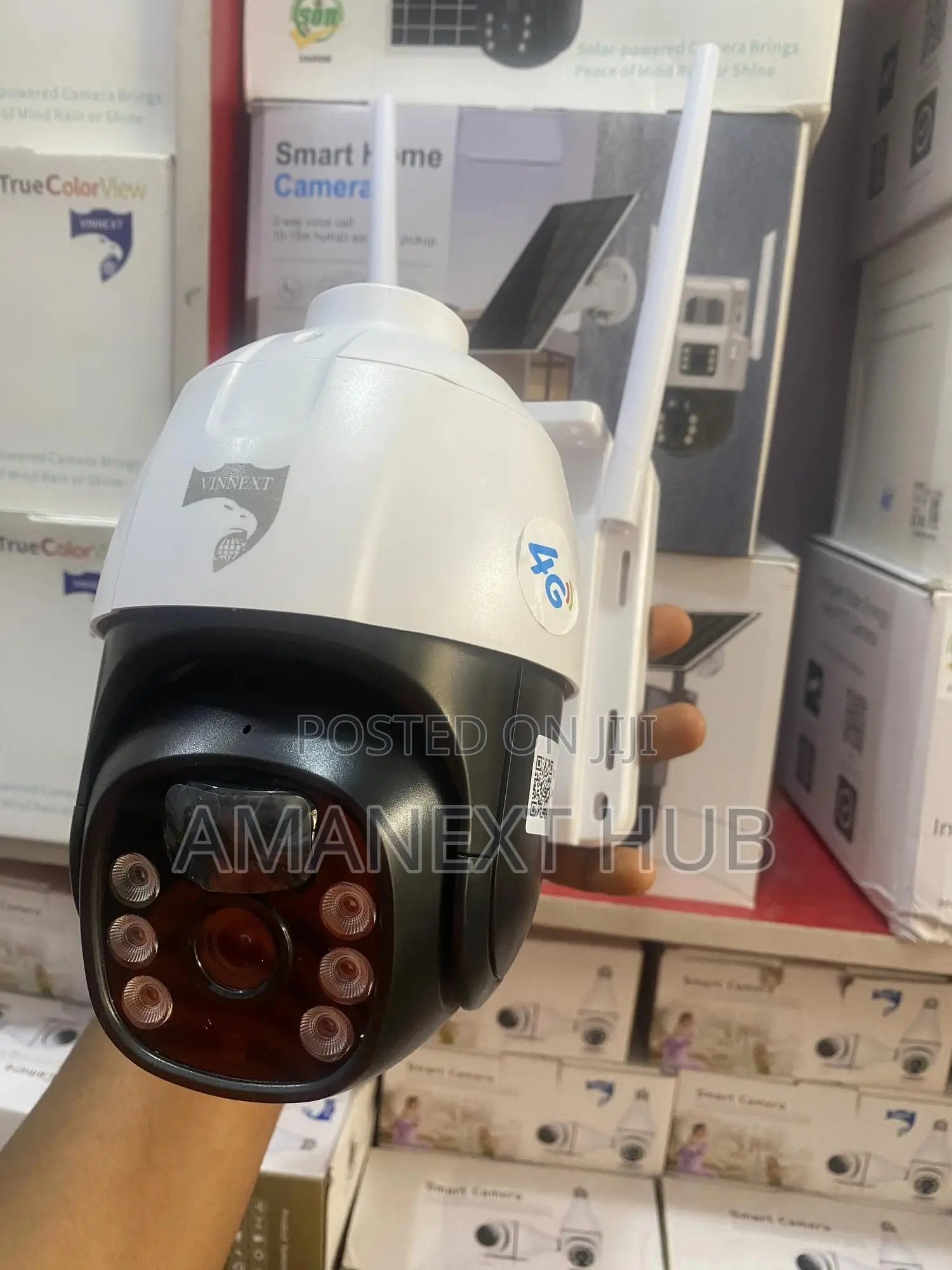 V380 Solar Ptz Camera With Solar Panel