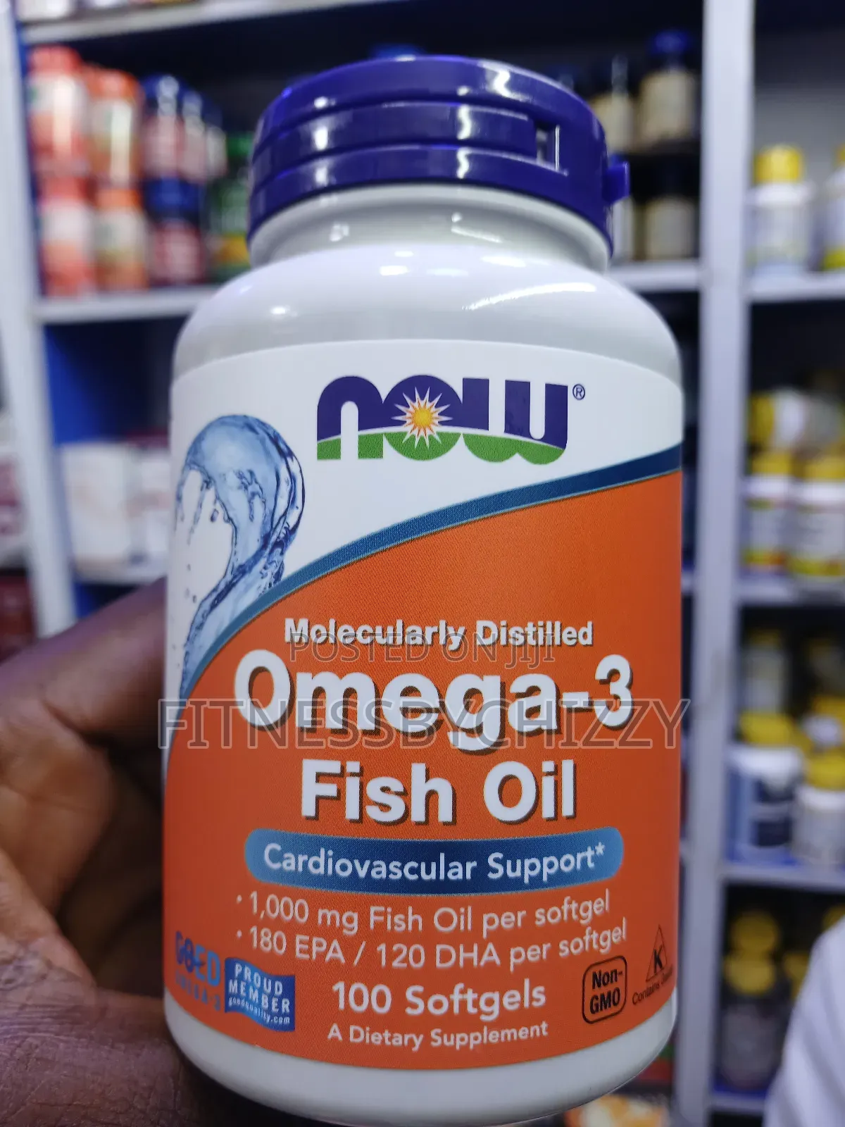 Now Omega 3 Fish Oil 1000mg X 100 Softgels