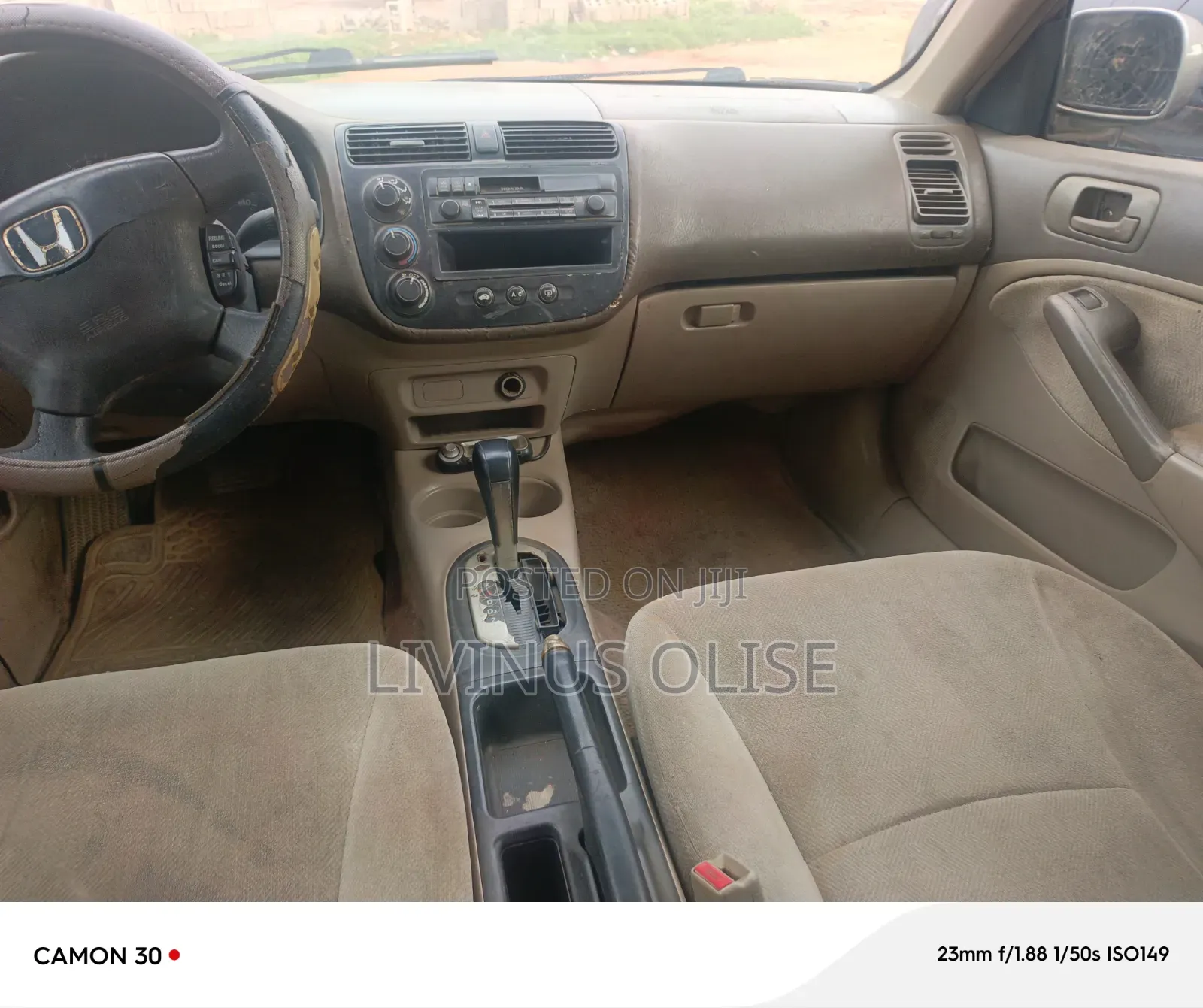 Honda Civic 2001 Gold