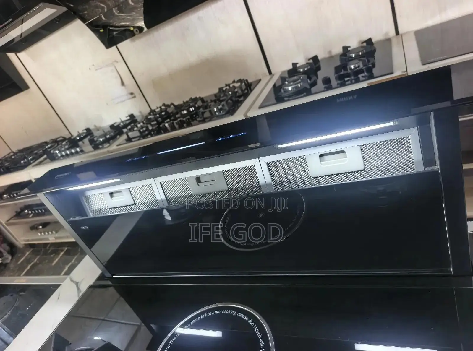 Phiima 90cm Downdraft Slide-in Premium Luxury Smart Range Hood Copper