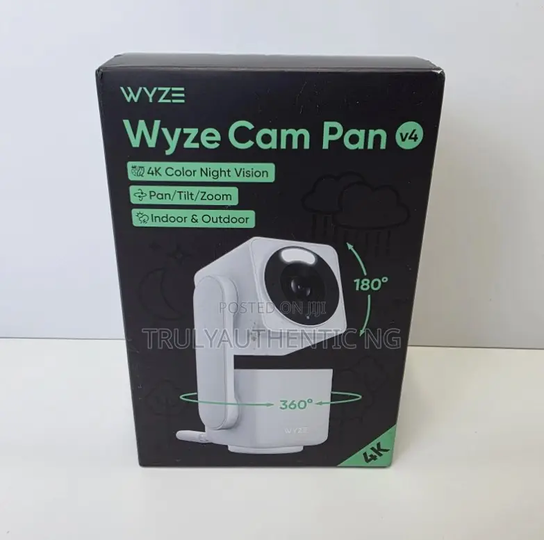 Wyze Cam Pan V4 Smart CCTV Security Camera - Indoor/Outdoor -
