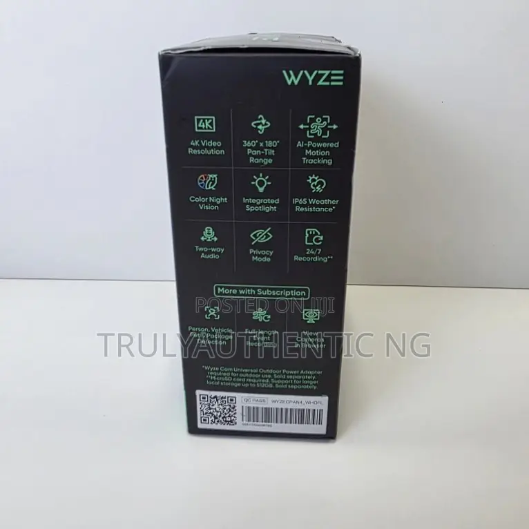 Wyze Cam Pan V4 Smart CCTV Security Camera - Indoor/Outdoor -