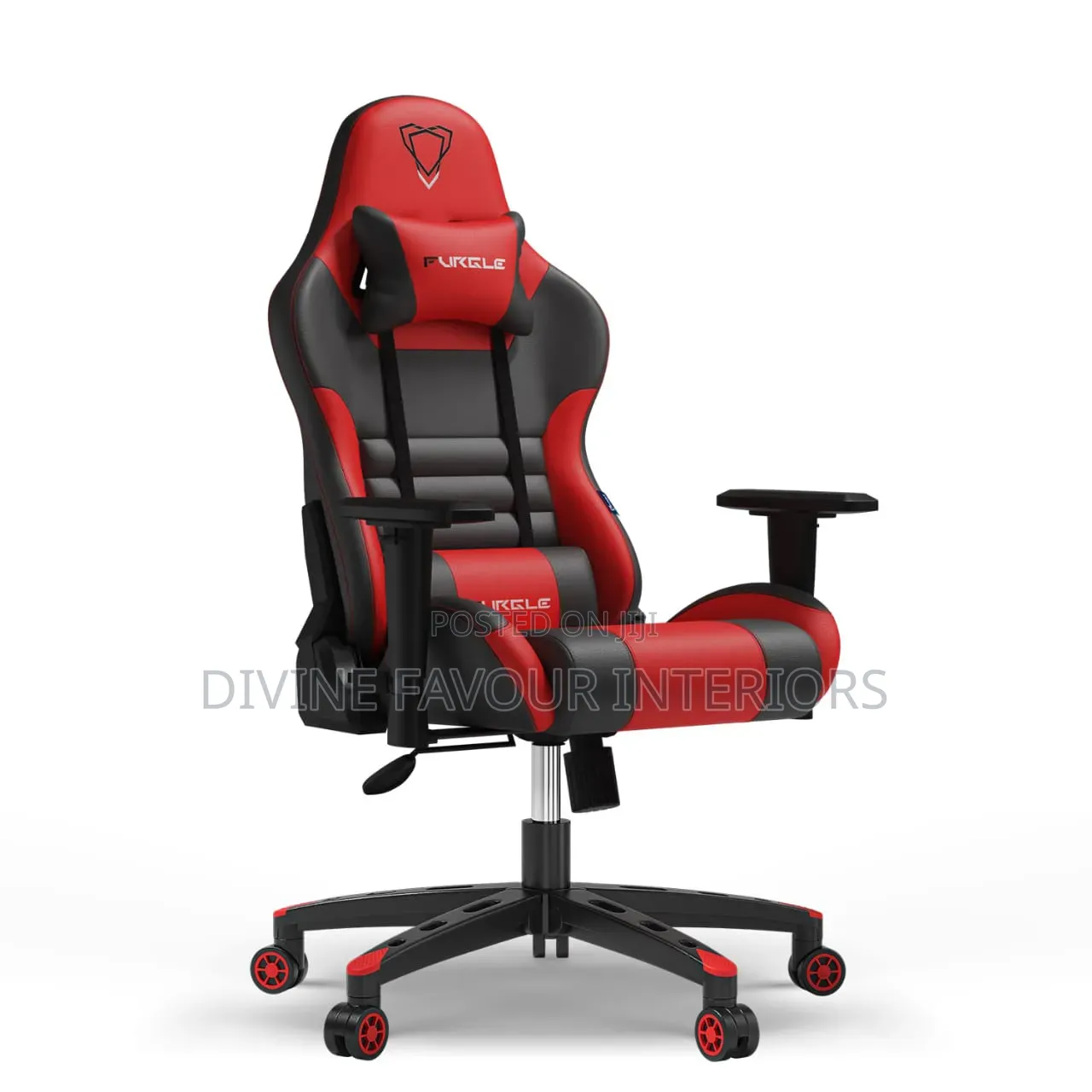 Furgle Game Chair Red Black