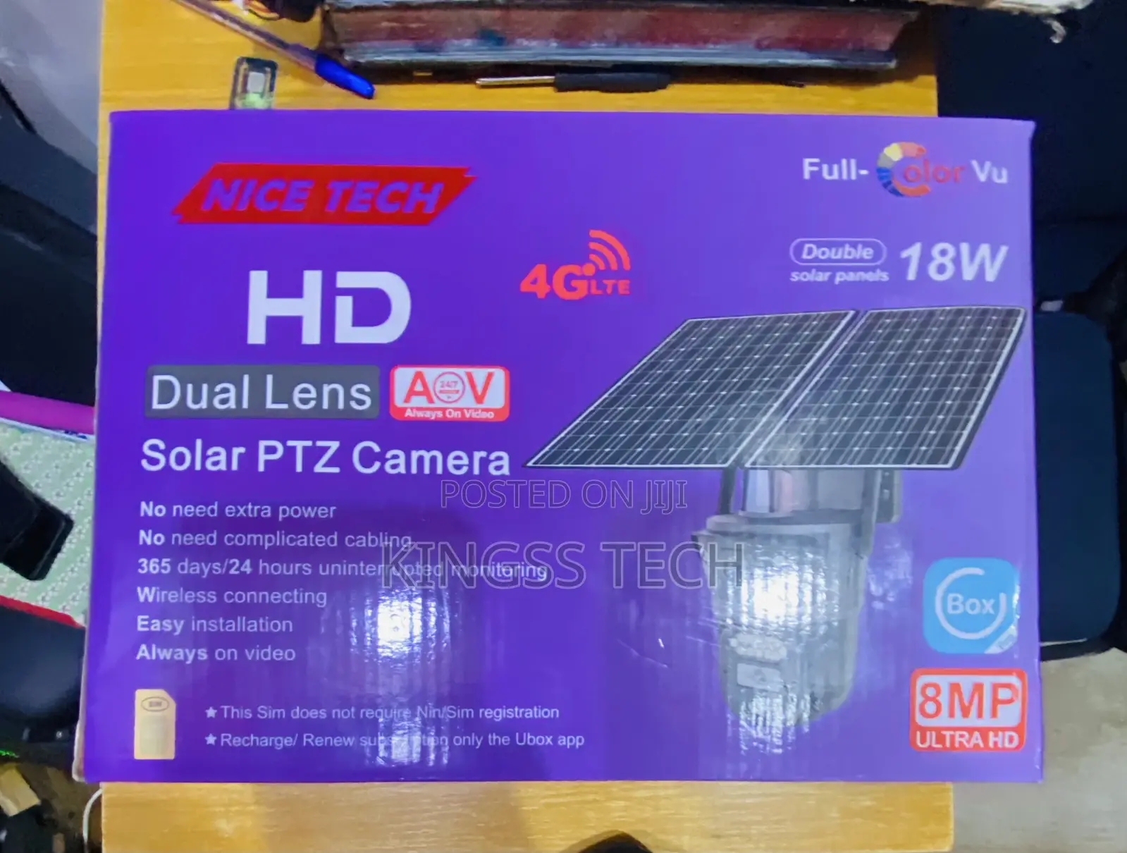 Sd650 Ubox Double Solar Camera