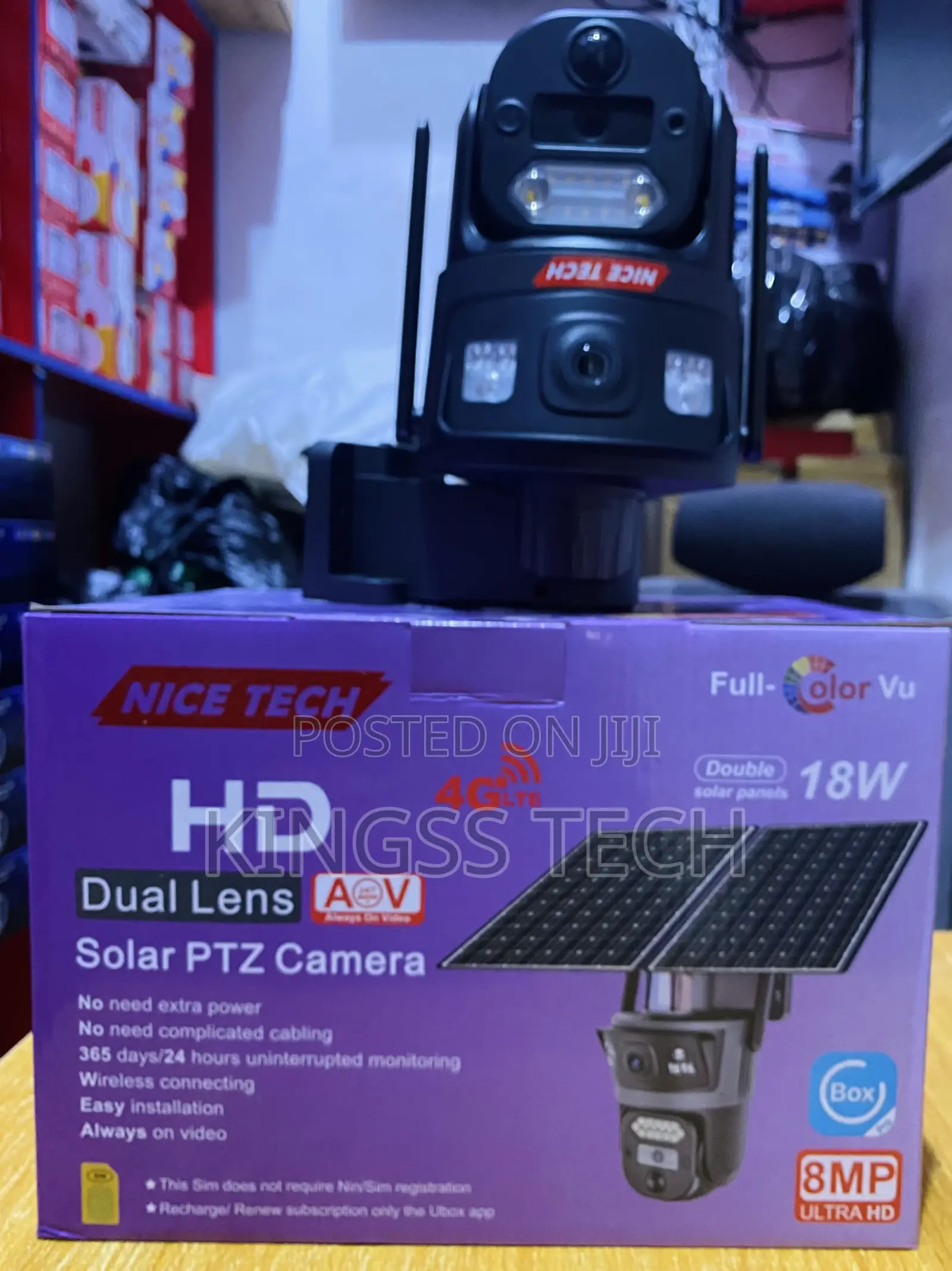 Sd650 Ubox Double Solar Camera