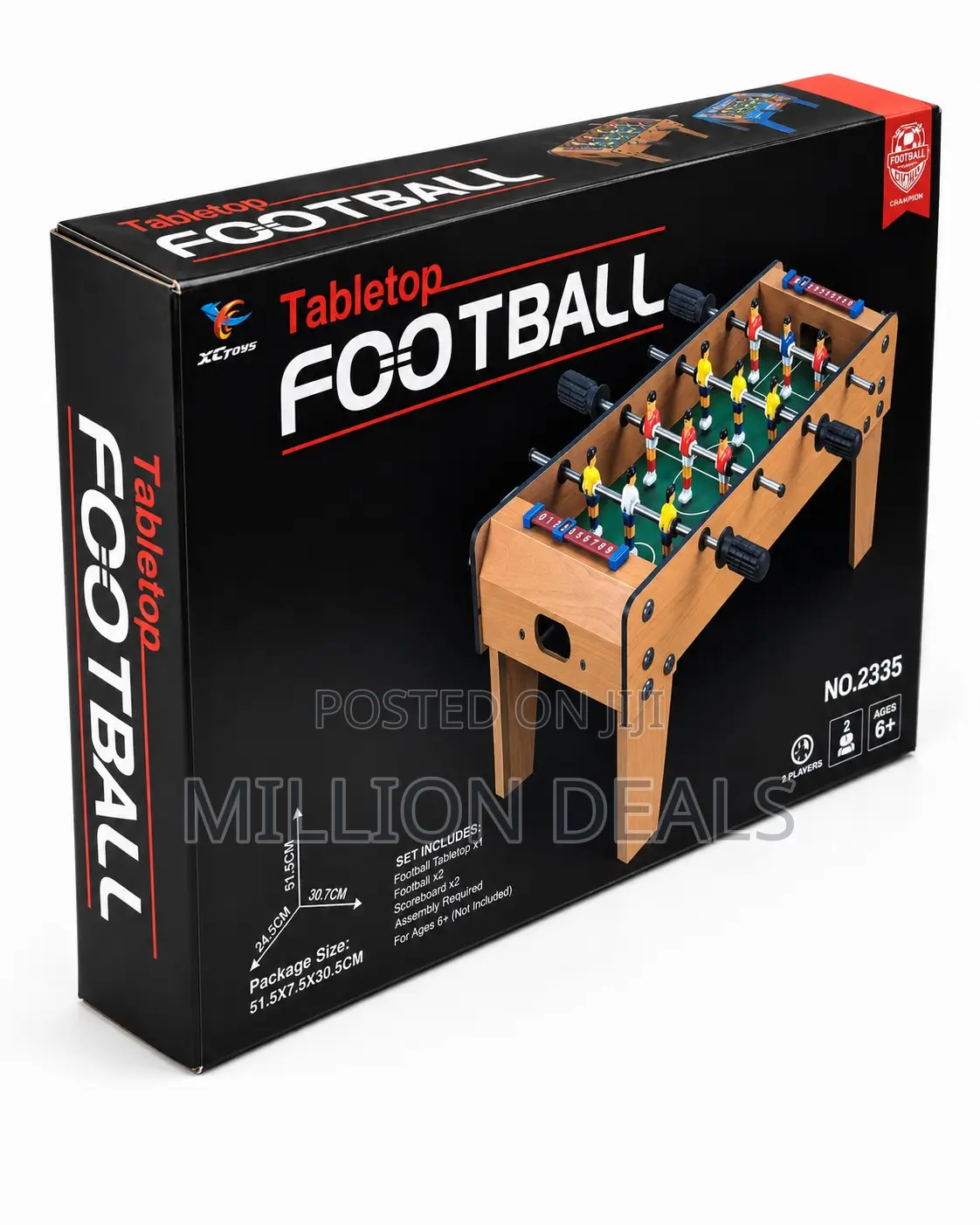 Tabletop Unique Football Kids Game Ages 6+