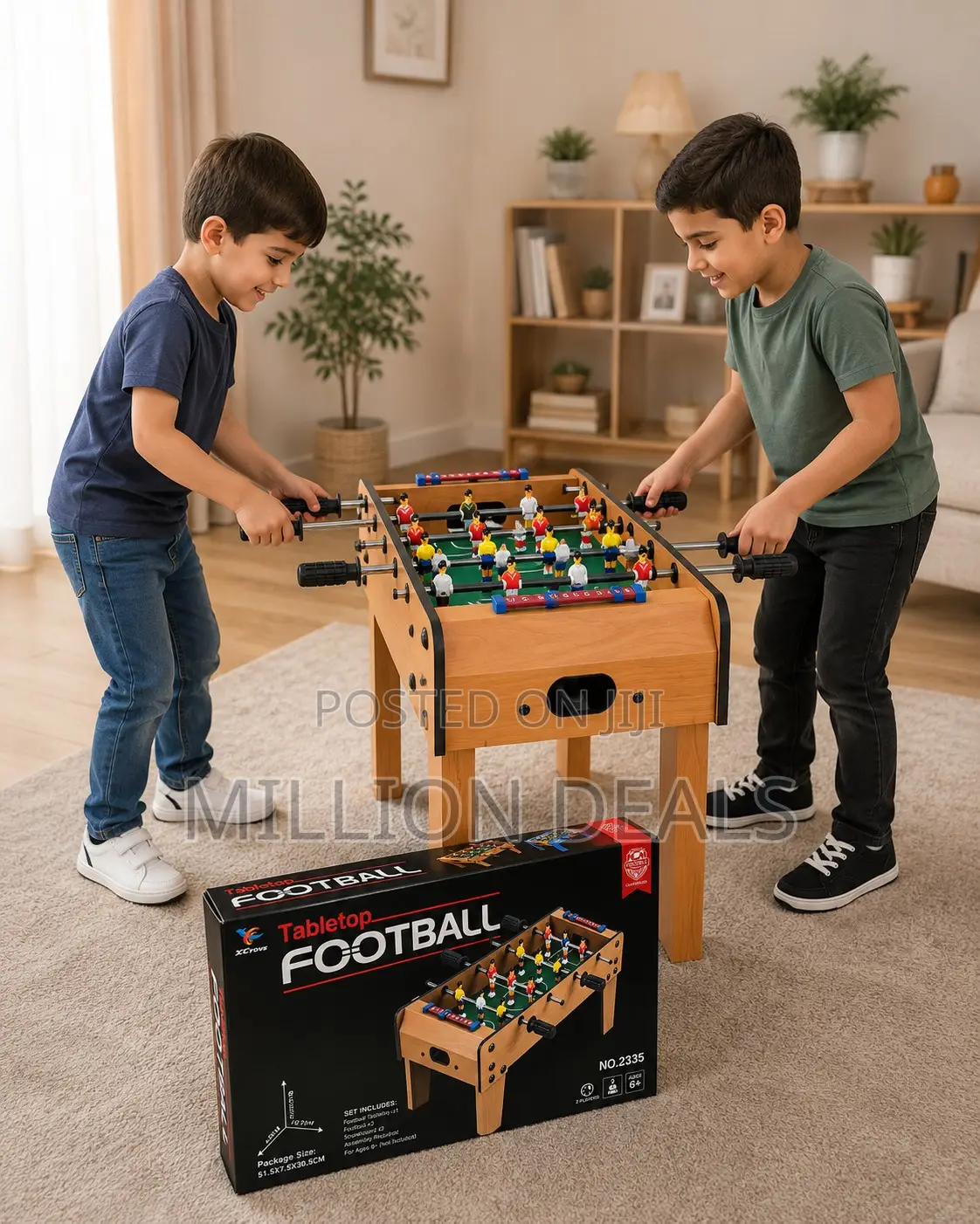 Tabletop Unique Football Kids Game Ages 6+