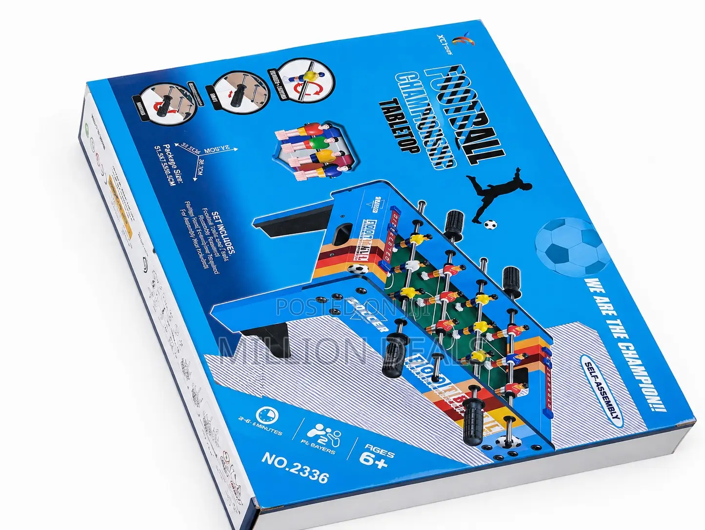 Tabletop Unique Football Kids Game Ages 6+