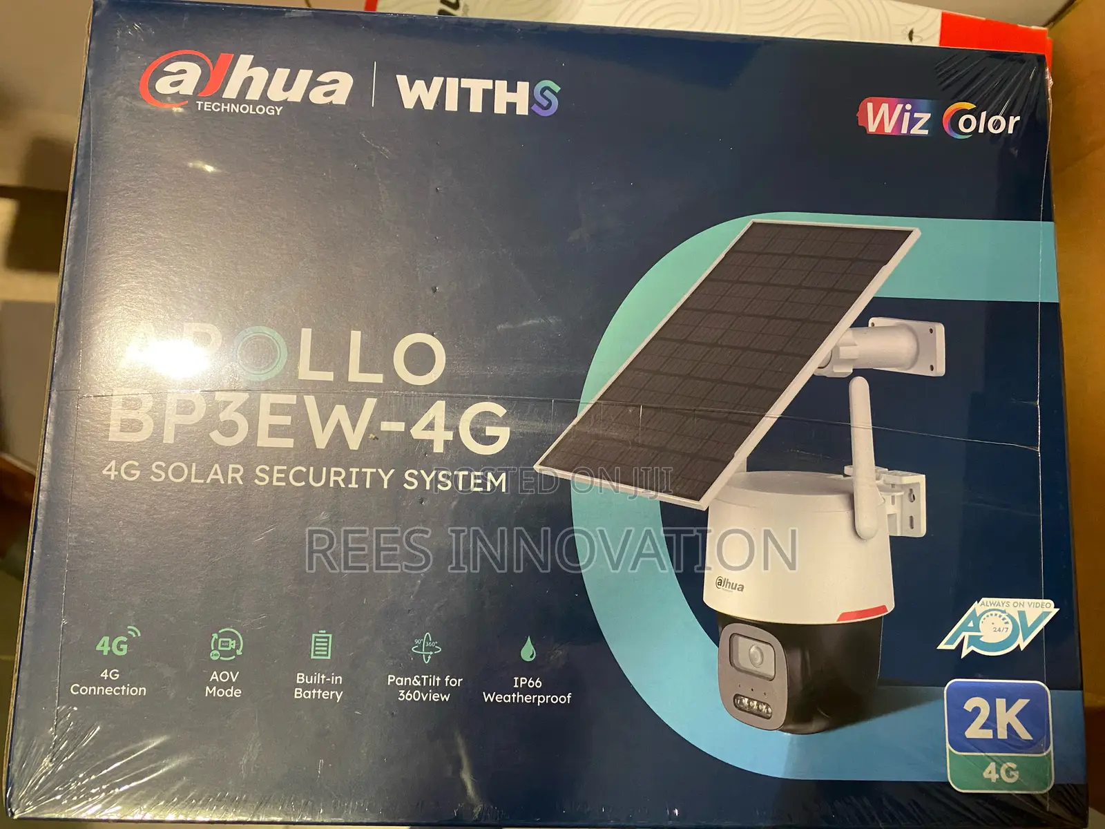 Dahua Apollo Bp3ew-4g Solar Security Camera (Wizcolor)