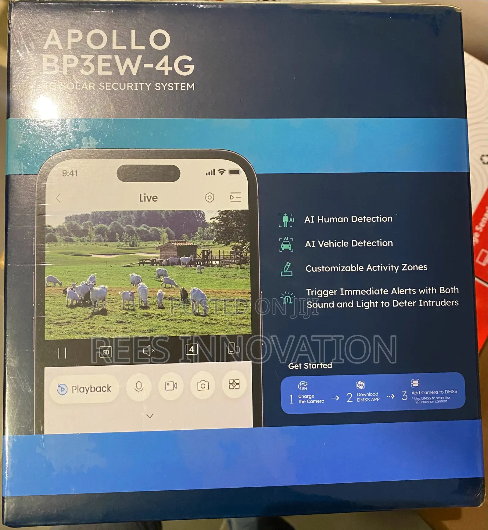 Dahua Apollo Bp3ew-4g Solar Security Camera (Wizcolor)