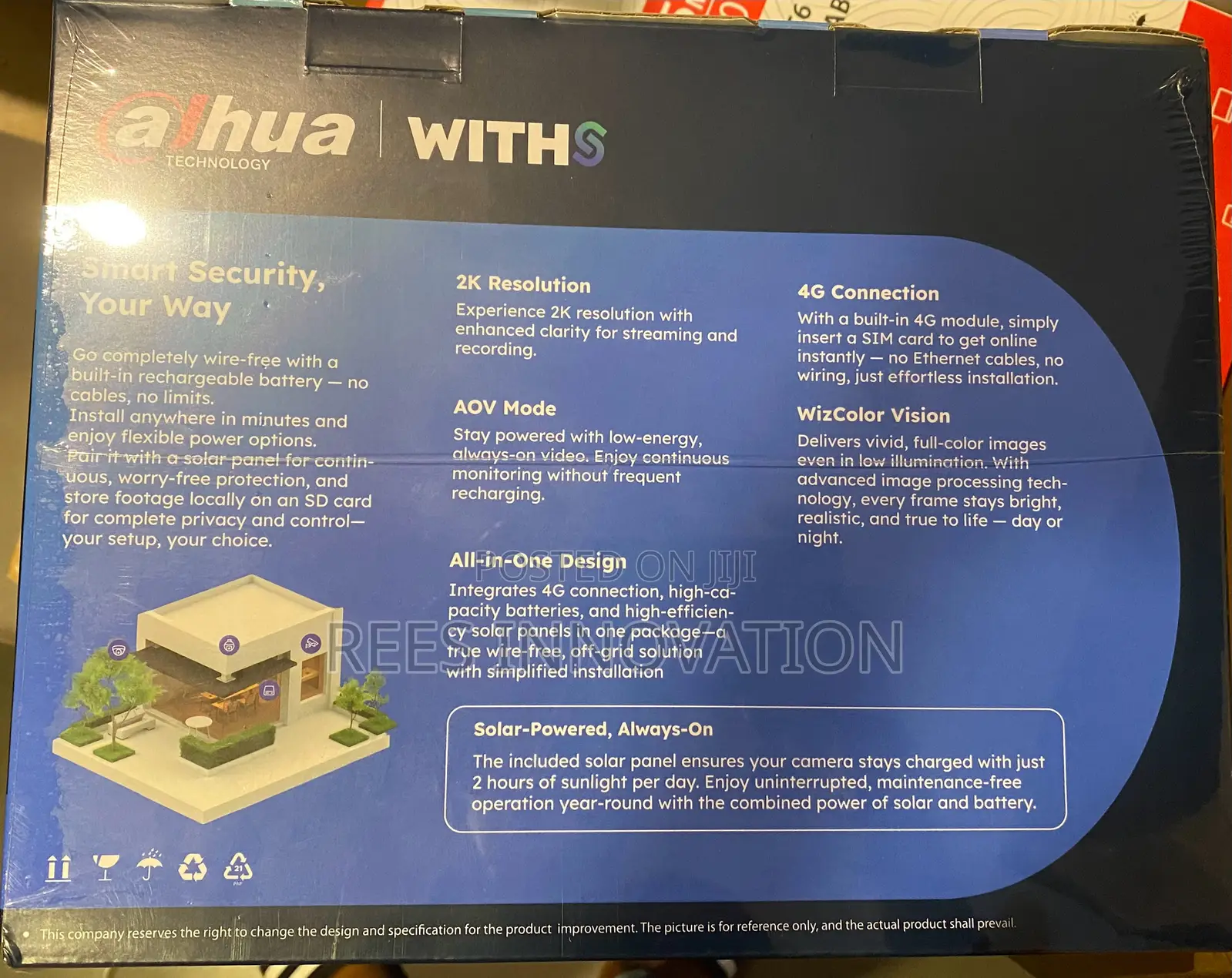 Dahua Apollo Bp3ew-4g Solar Security Camera (Wizcolor)