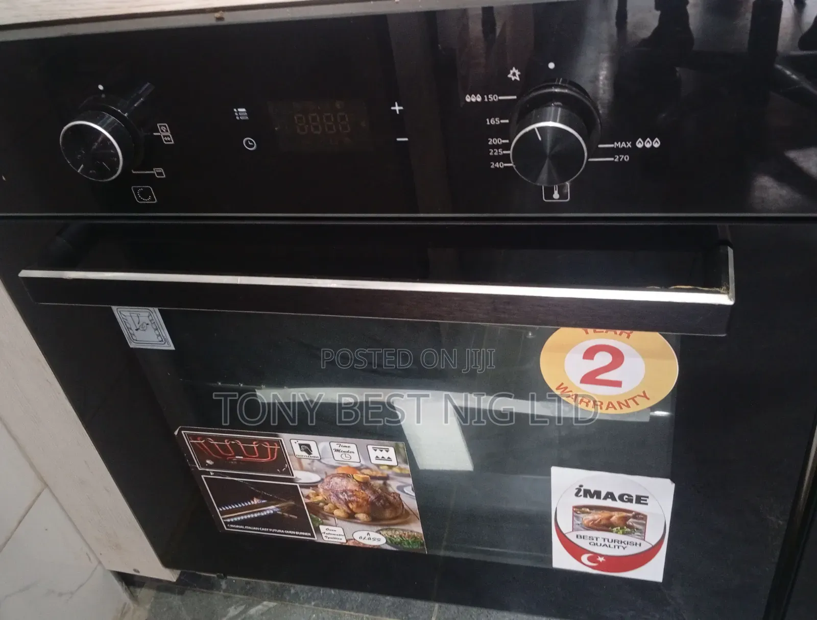 Image Inbuilt Oven Electric Gas 60x60cm