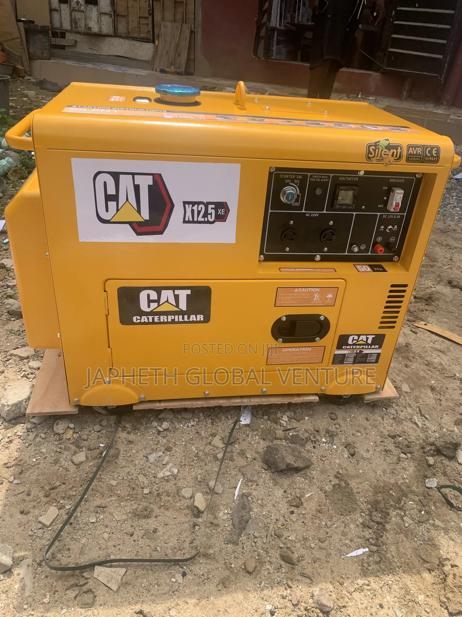 Heavy-Duty Cat 12.5kva Generator With Avr System