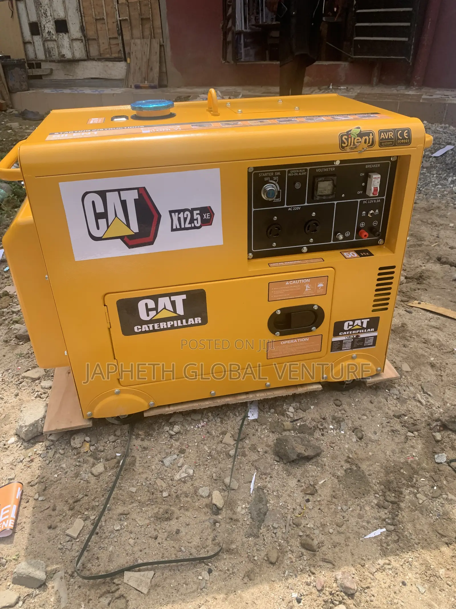 Fuel-Efficient Cat Soundproof Generator 12.5kva