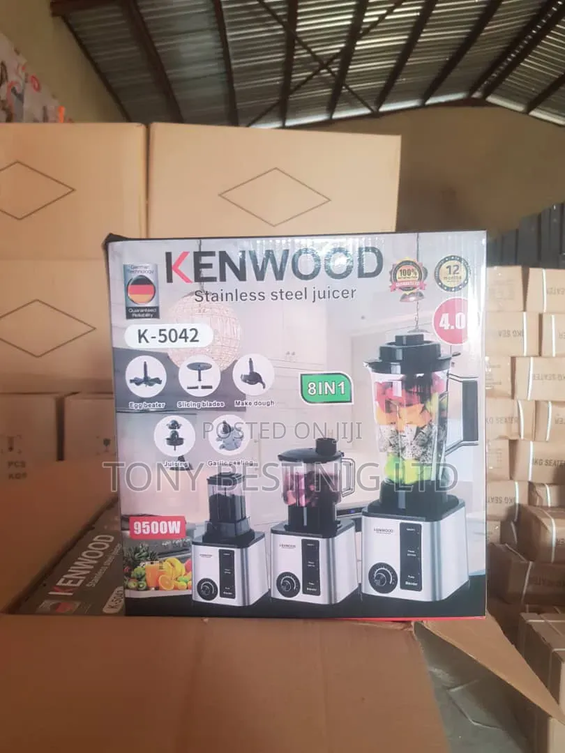 Kenwood Quality Stainless Steel Juicer, 8in1