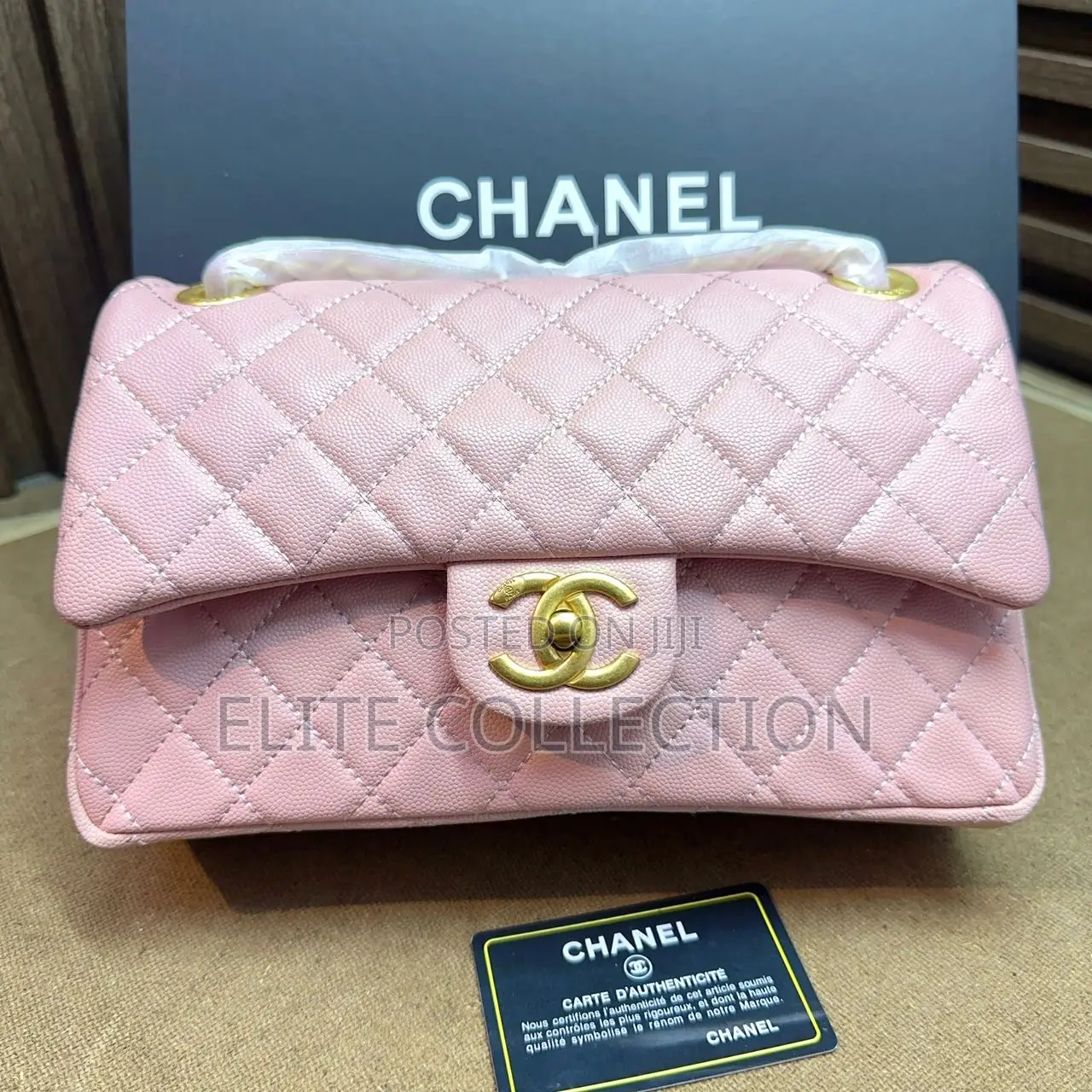 Original Luxury Chanel Bag Are Available in Beautiful Colors Displayed