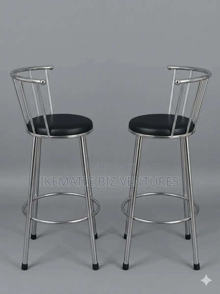 Stainless High Bar Stool