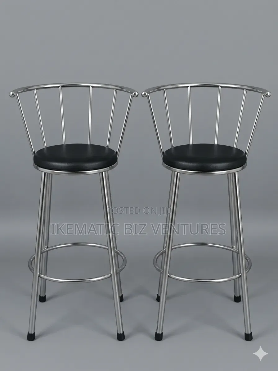 Stainless High Bar Stool