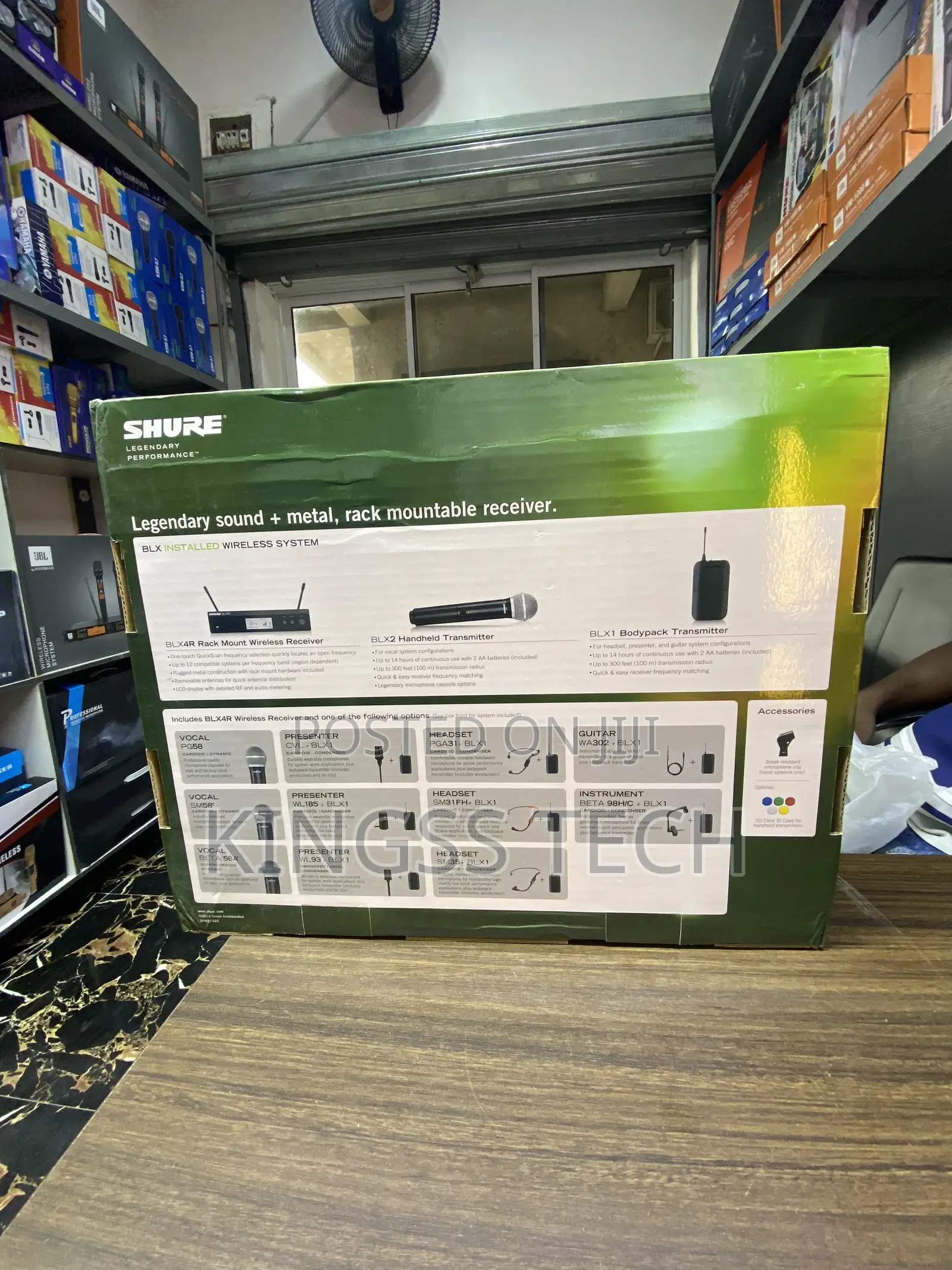 Shure Blx4r/Sm58 Wireless Microphone
