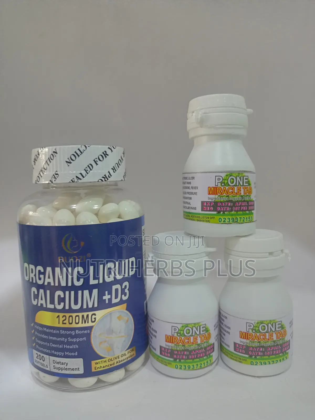 Organic Liquid Calcium+D3 Pone Miracle Tab: Maintain Strong Bones