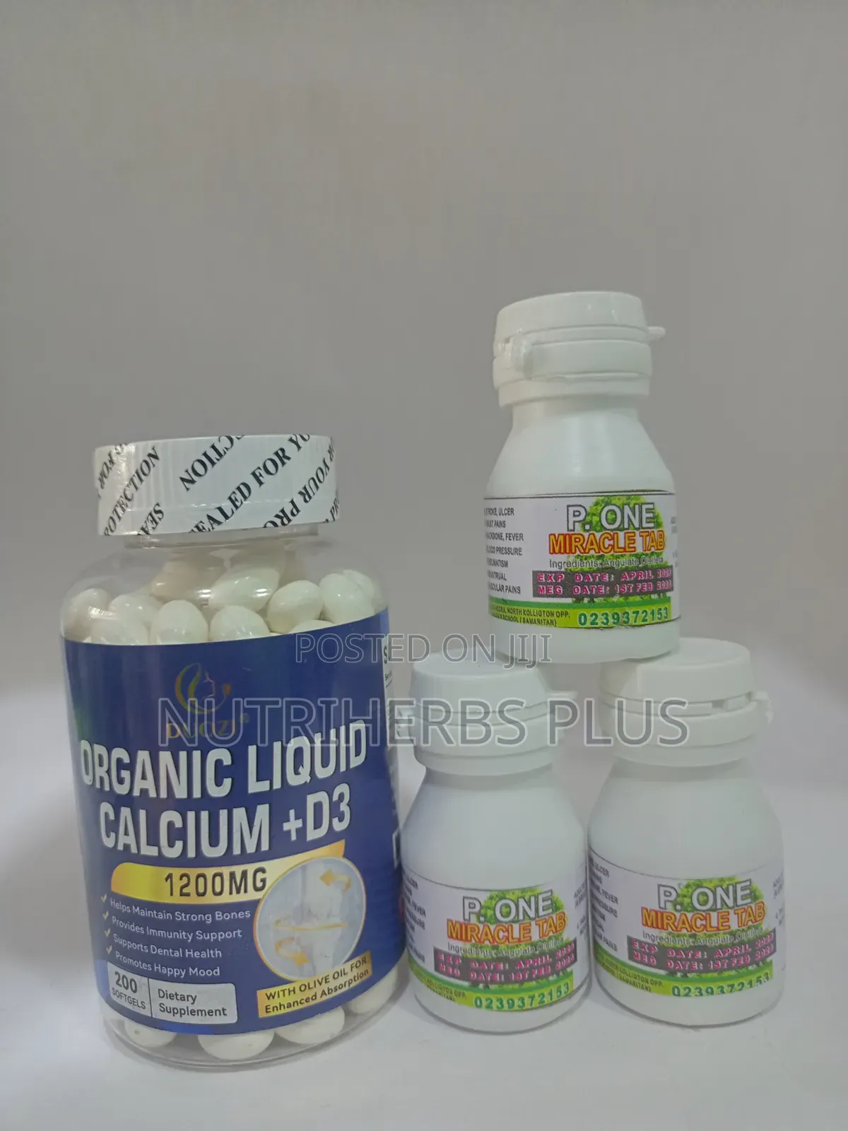 Organic Liquid Calcium+D3 Pone Miracle Tab: Maintain Strong Bones