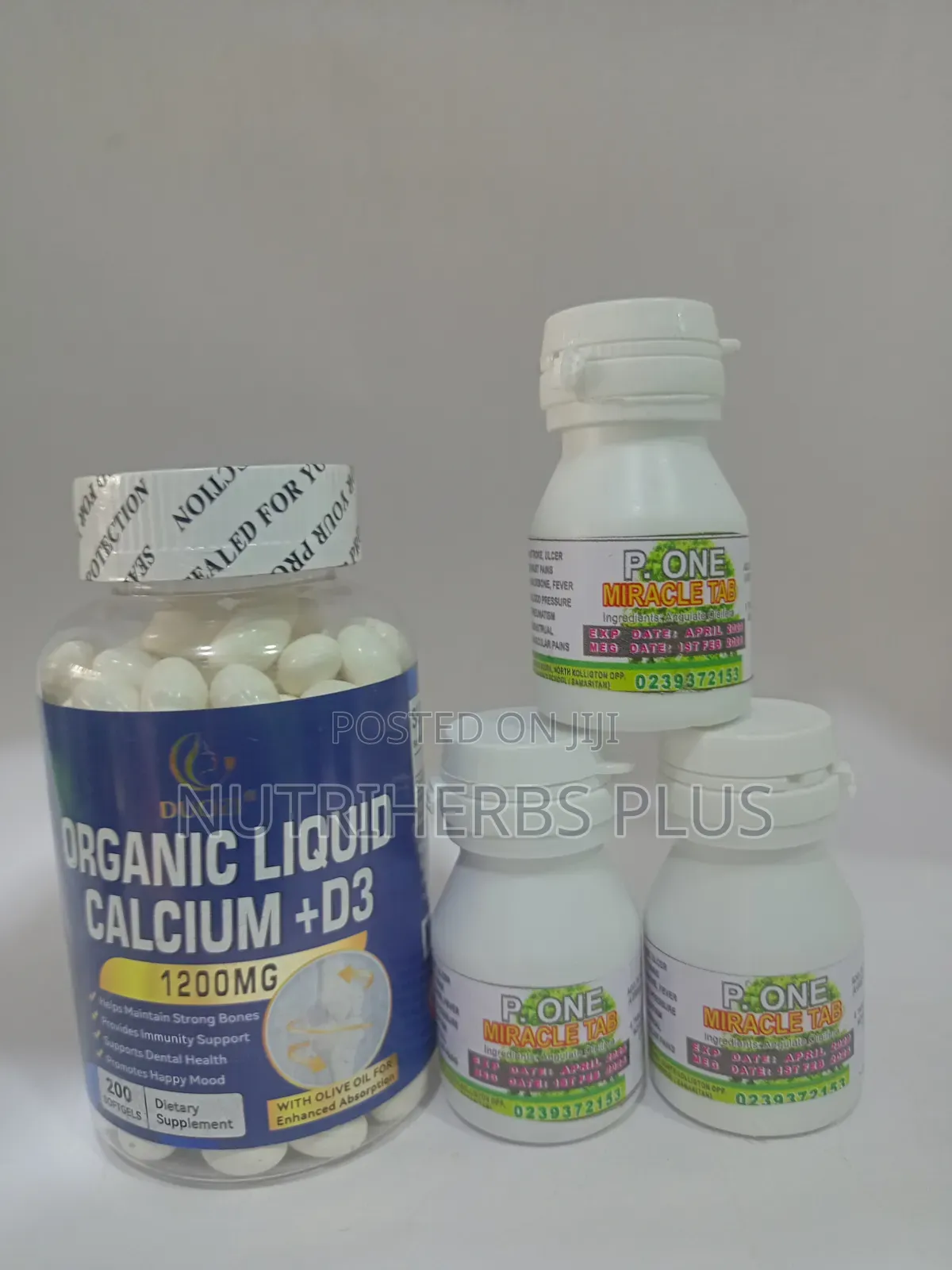 Organic Liquid Calcium+D3 Pone Miracle Tab: Maintain Strong Bones