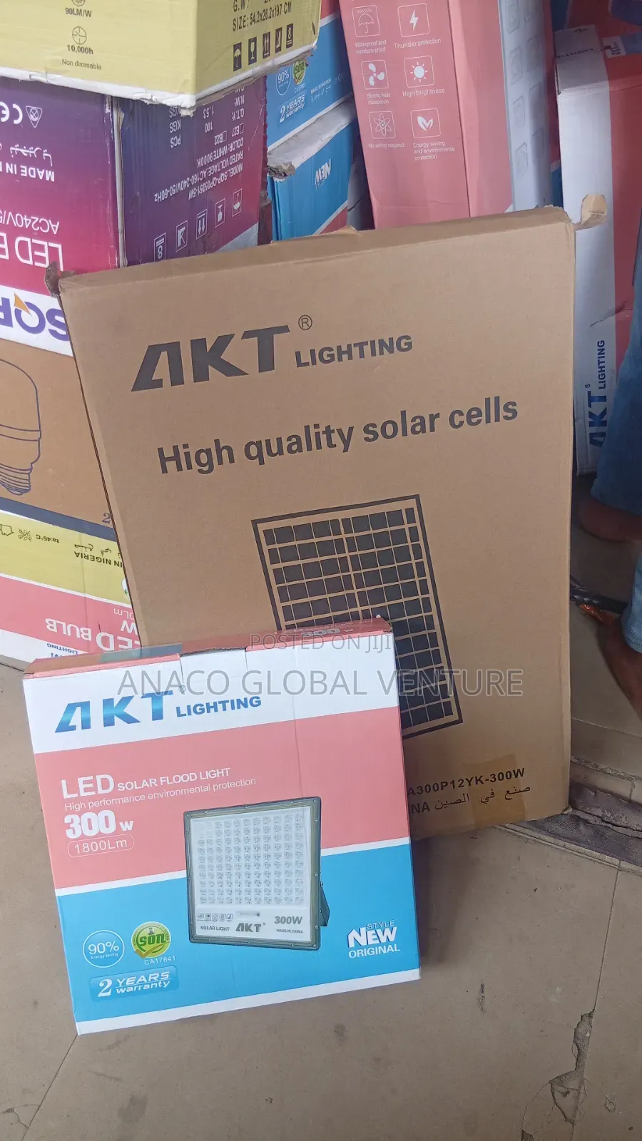 300w Solar Flood Light Akt 2 Years Warranty