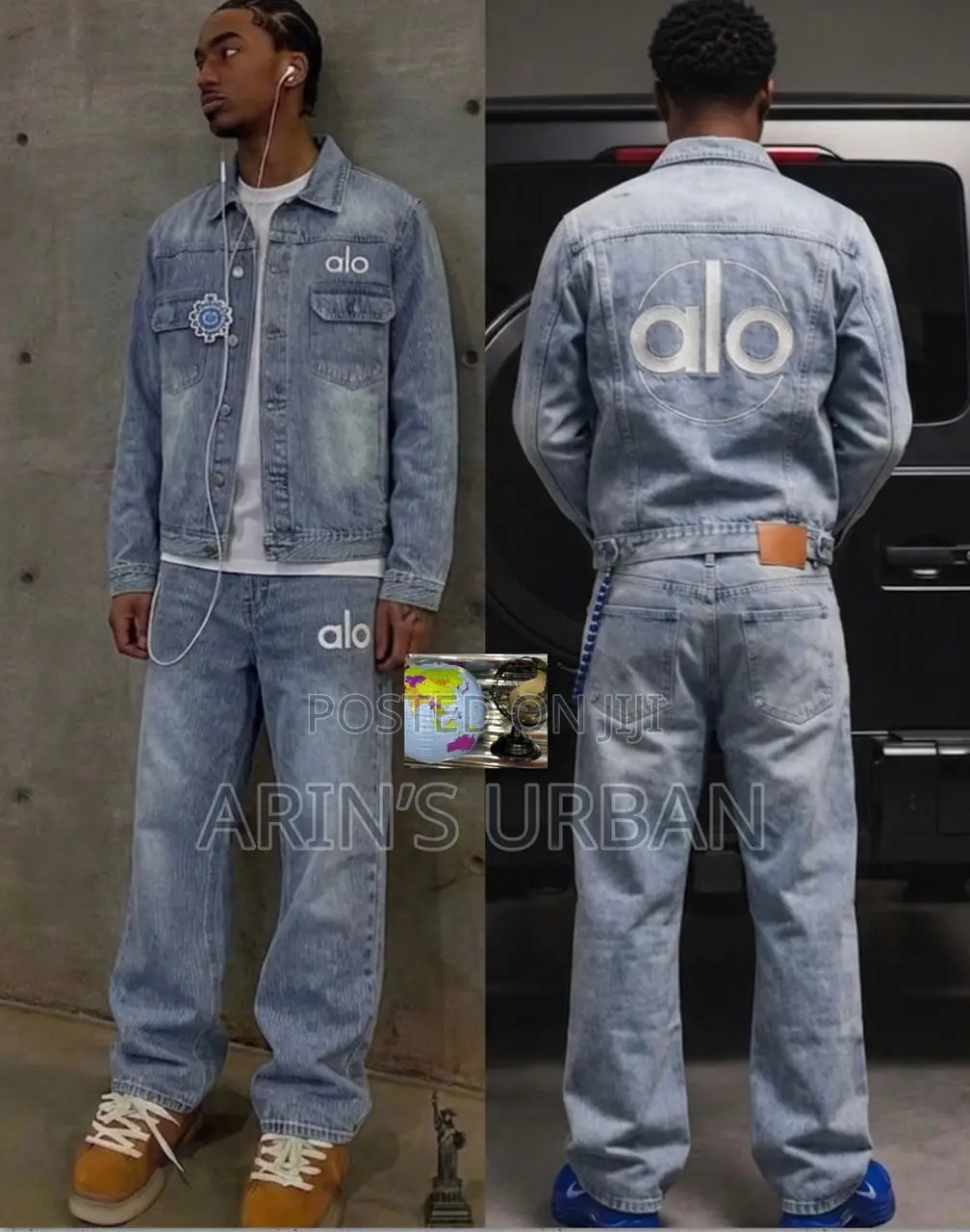 Denim Jean Up and Down