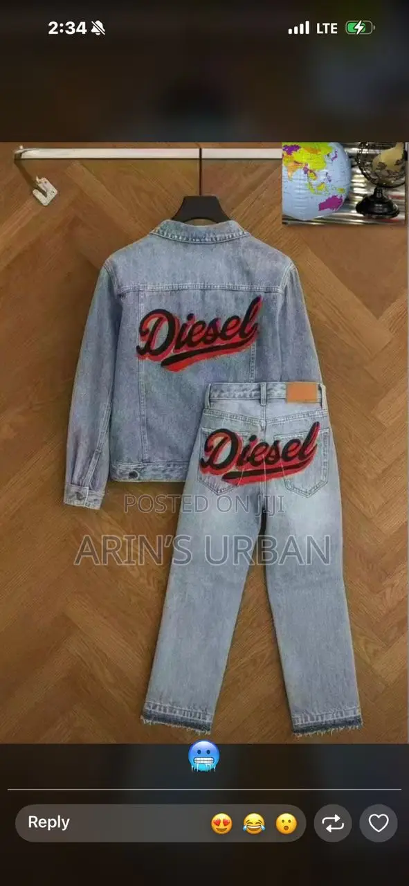 Denim Jean Up and Down