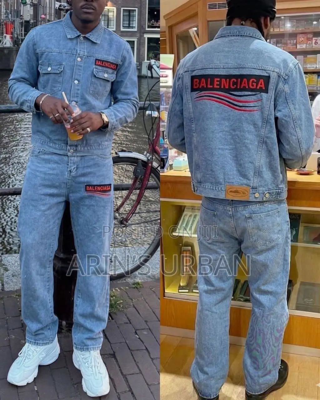 Denim Jean Up and Down