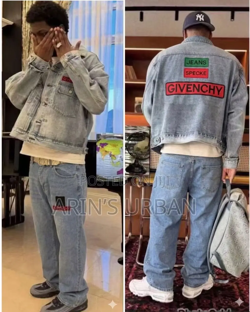 Denim Jean Up and Down