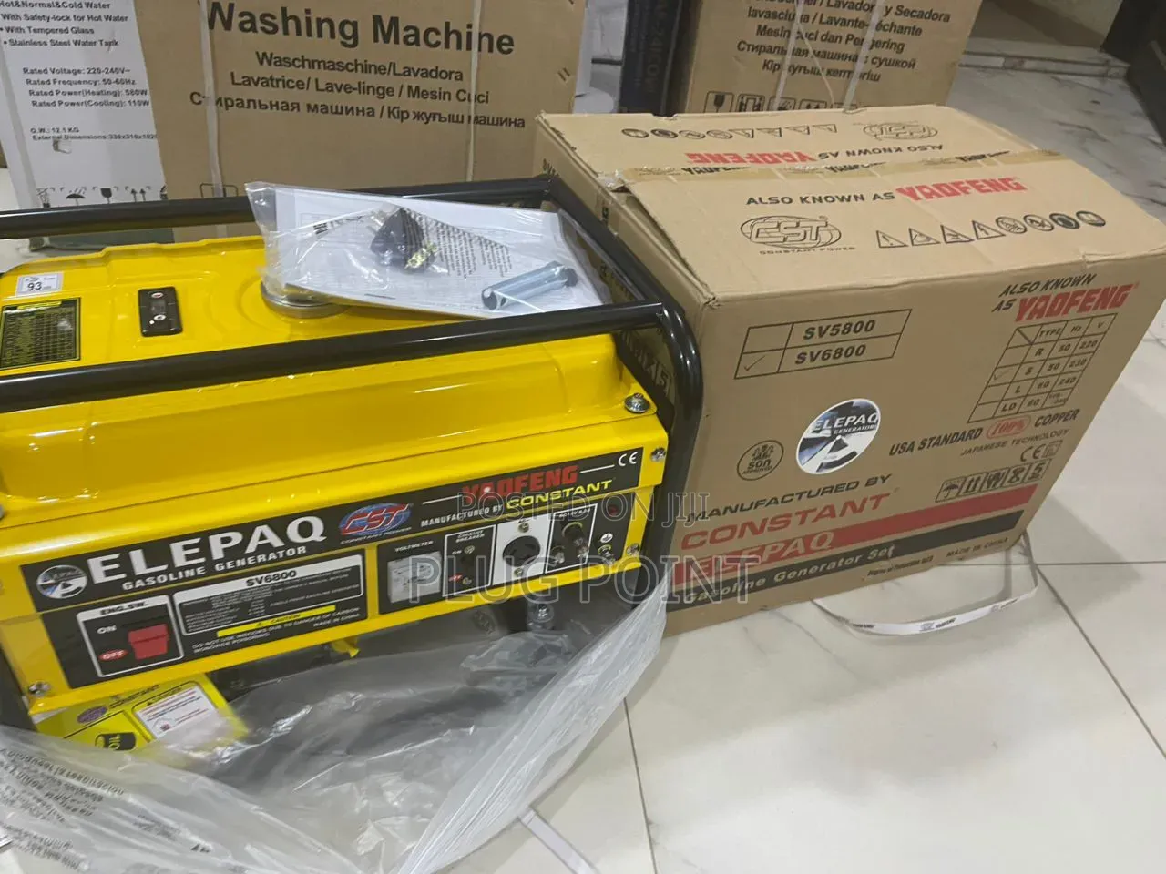Elepaq Sv6800 Portable 4.5kva Petrol Generator