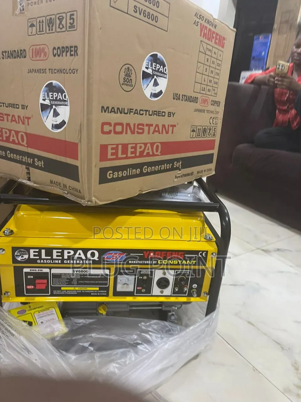 Elepaq Sv6800 Manual Recoil Start Generator