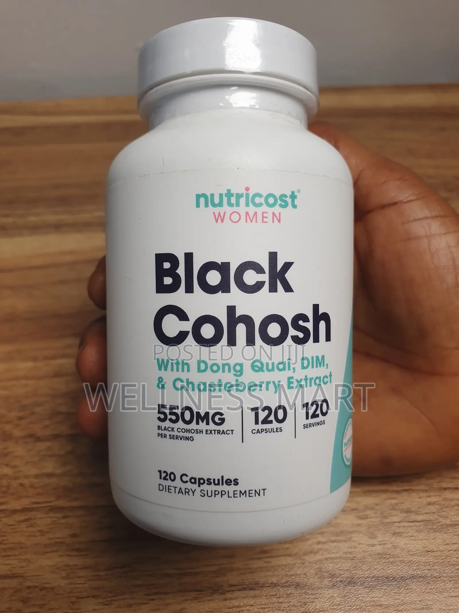 Nutricost Black Cohosh 660mg - Menopause Hot Flash Relief