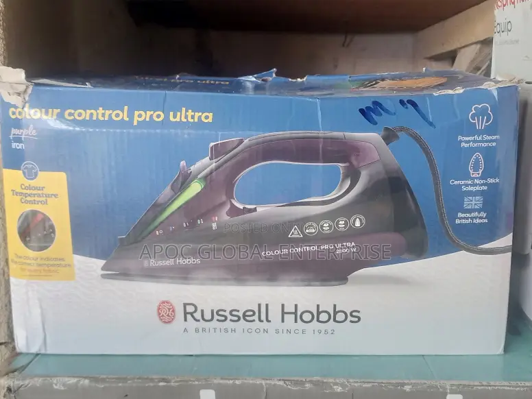 Russell Hobbs Steam Iron Colour Control Pro Ultra Digital