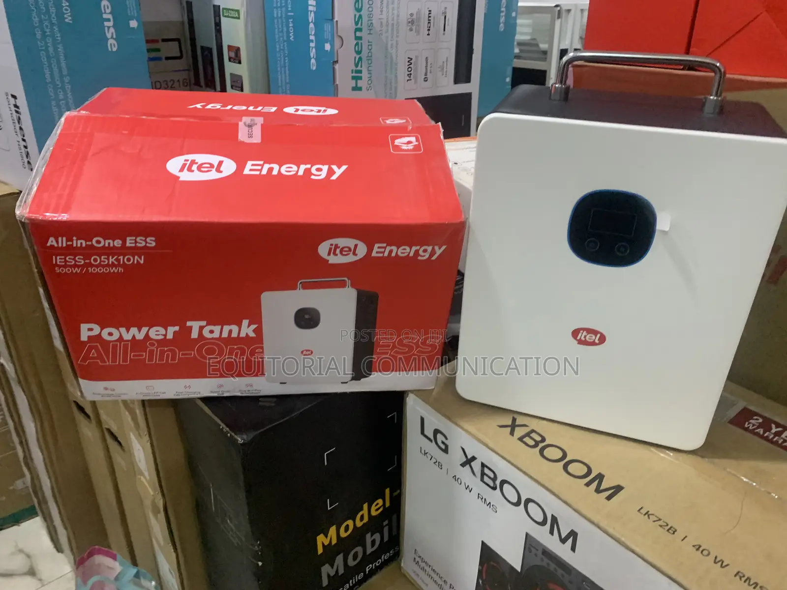 Itel Powertank 500w Pure Sine Wave Inverter and 1000wh Lithium Solar P