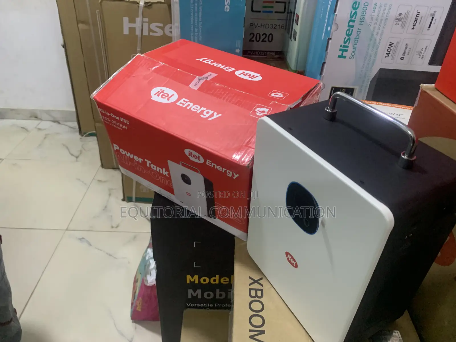 Itel Powertank 500w Pure Sine Wave Inverter and 1000wh Lithium Solar P