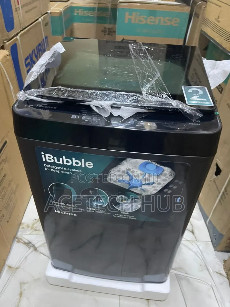 Hisense 11kg Automatic Top Load Washing Machine – Powerful Performance