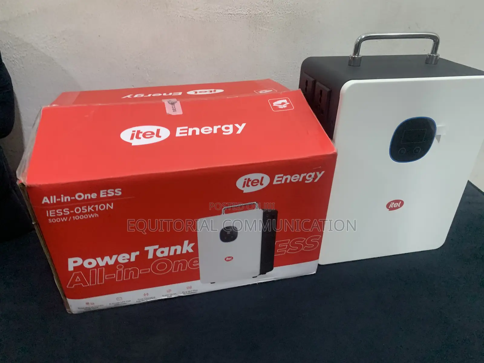Itel 500w Portable Solar Generator With High-Efficiency MPPT Charge Co